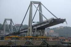 Il crollo del Ponte Morandi (Afp) - AFP
