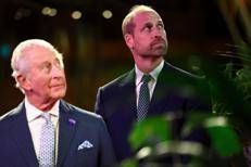 Londra, Re Carlo e il principe William insieme al Museo di storia naturale di Londra per il 'Countdown to COP30' - 
<font dir=