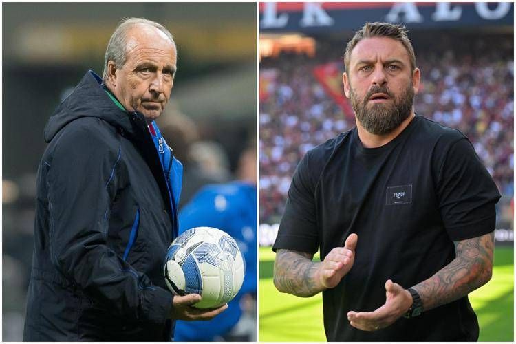 Gian Piero Ventura e Daniele De Rossi - Ipa/Fotogramma