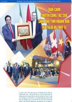 Vietnam: La provincia di Khánh Hòa rafforza i legami con Italia e Svizzera per lo sviluppo economico