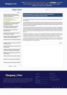 North Korea: Kim Il Sung-Kim Jong Il Foundation Conference held successfully