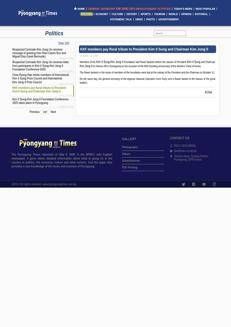 North Korea: Ceremony marking the 80th anniversary of the Workers&#39; Party of Korea