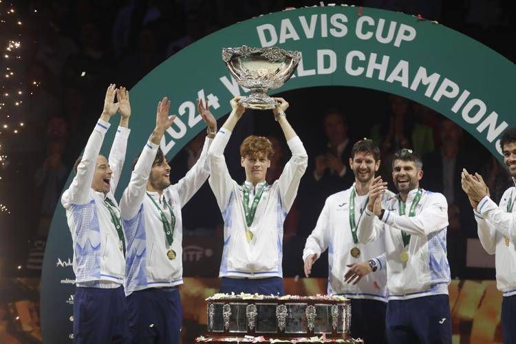 Il trionfo dell'Italia in Coppa Davis nel 2024 - Fotogramma/IPA