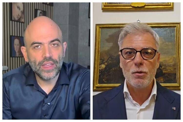 Roberto Saviano e Federico 