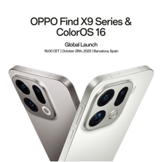 OPPO Find X9 Series to Launch Globally, Set to Redefine Mobile Imaging