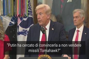Trump, la risposta 'comica' su Putin e i Tomahawk:
