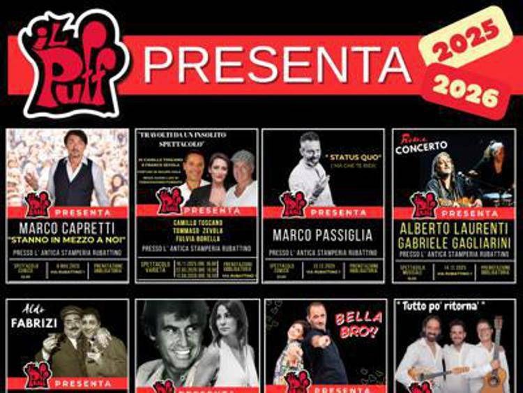 Riparte 'Il Puff tour', 40 date tra Roma e Abruzzo