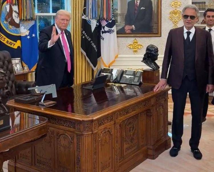 Trump e Bocelli
