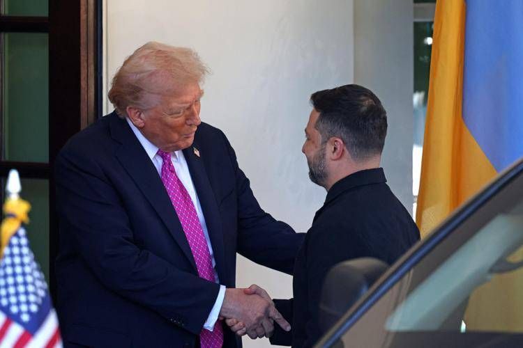 Donald Trump e Volodymyr Zelensky - (Afp)