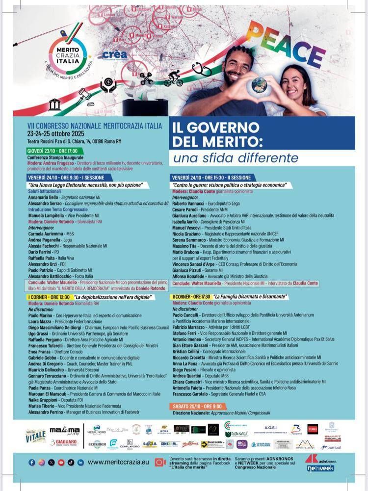Una nuova legge elettorale, al suo congresso Meritocrazia Italia presenterà la sua proposta di riforma