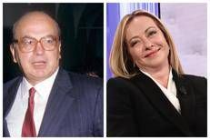 Bettino Craxi e Giorgia Meloni - Ipa