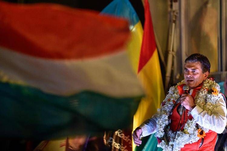 Il neo presidente boliviano Rodrigo Paz - Afp