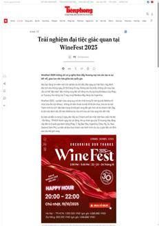 Vietnam: WineFest 2025 celebrates wine culture with an Italian twist