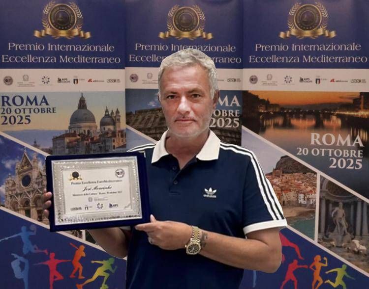 A Mourinho premio Eccellenza del Mediterraneo, 