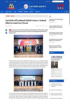 Laos: Campaign launches for 5th Population and Housing Census