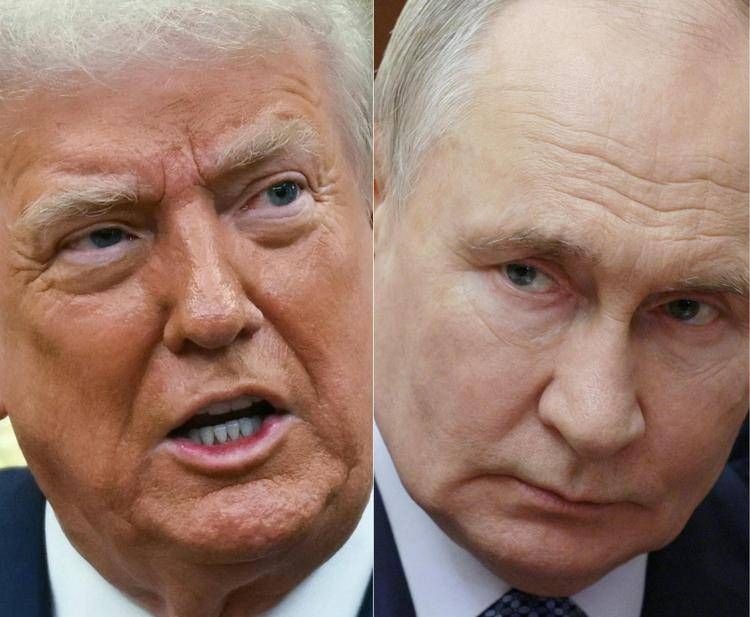 Donald Trump e Vladimir Putin - Afp