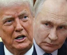 Donald Trump e Vladimir Putin - Afp