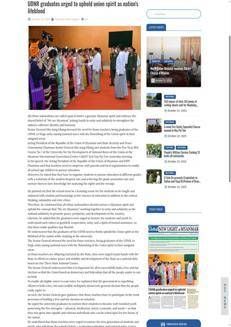 Myanmar: Il Generale Senior incoraggia i laureati a formare giovani competenti