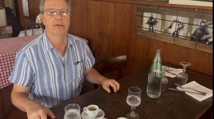 Roberto Panzironi, proprietario del ristorante 