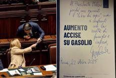Conte regala alla premier il libro 'Governo Meloni: 3 anni di tasse'