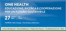 Tor Vergata, presentazione corso laurea in Medicina veterinaria visione One health