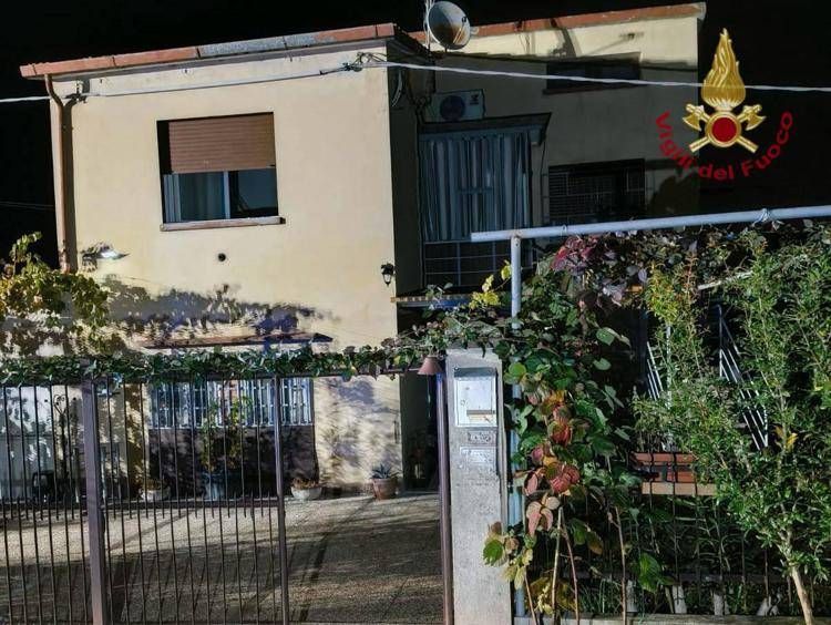 L'abitazione di via Cesare Battisti a Canaro