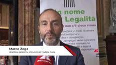 Giochi: Zega (Codere Italia), 'riunire istituzioni del settore per discutere su presidi di controllo'