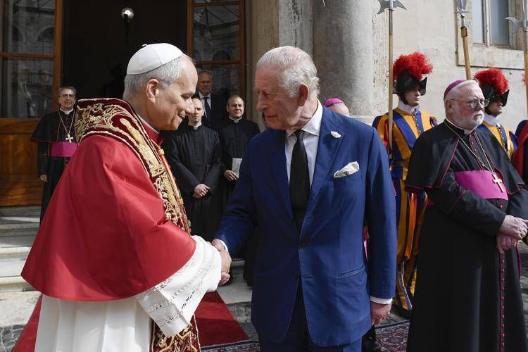 Leone XIV e re Carlo III - Ipa