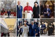 Re Carlo e la regina Camilla con Papa Leone XIV in Vaticano - Ipa