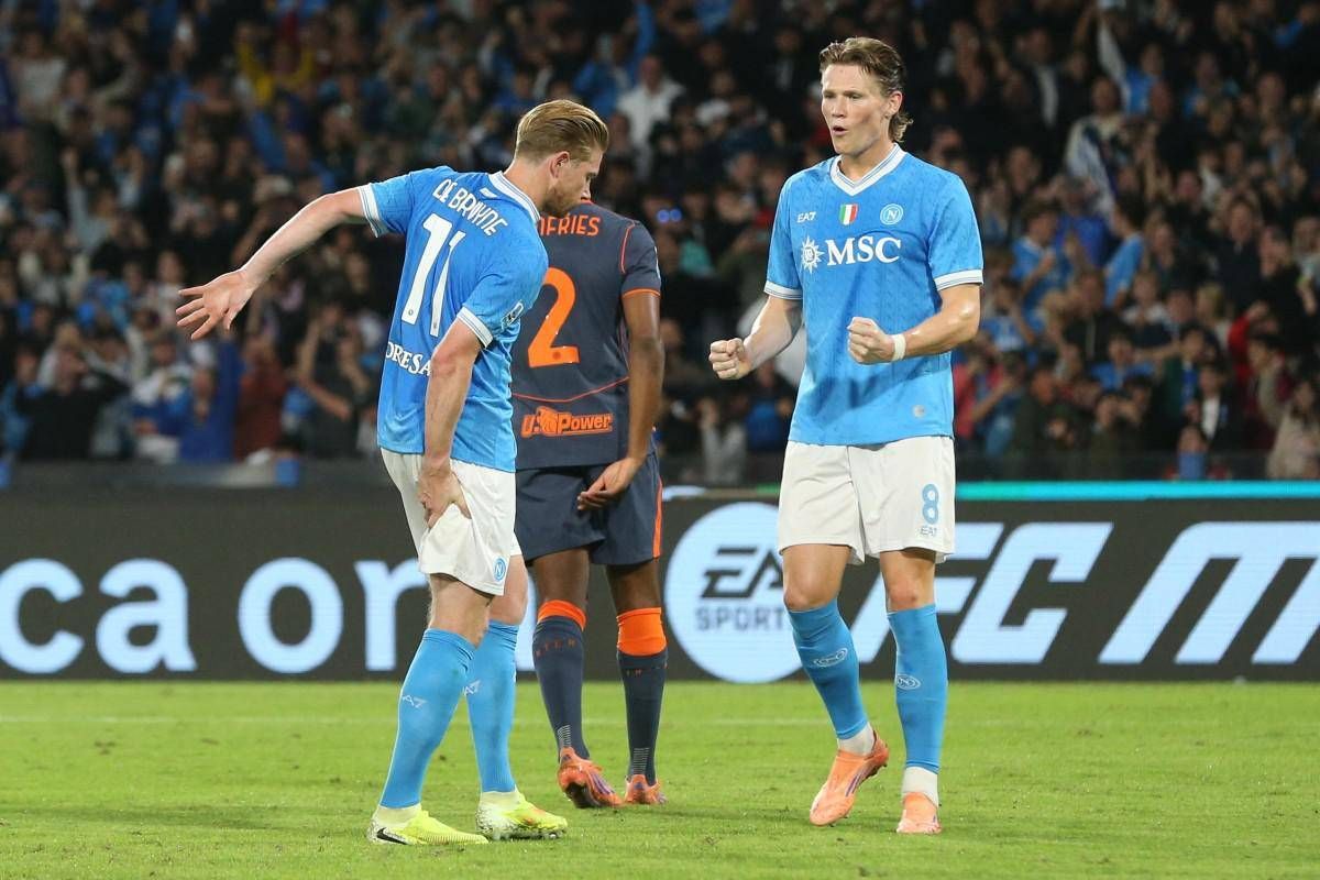 De Bruyne segna ma si fa male: cos'è successo in Napoli-Inter