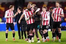 I giocatori del Brentford - (Ipa)