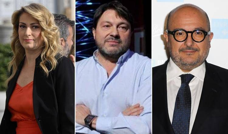 Federica Corsini, Sigfrido Ranucci e Gennaro Sangiuliano