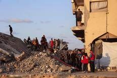 Croce Rossa internazionale nella Striscia di Gaza (Afp)