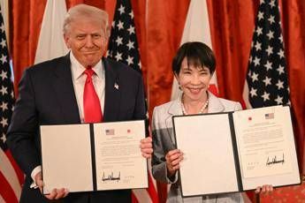 Donald Trump e Sanae Takaichi - Afp