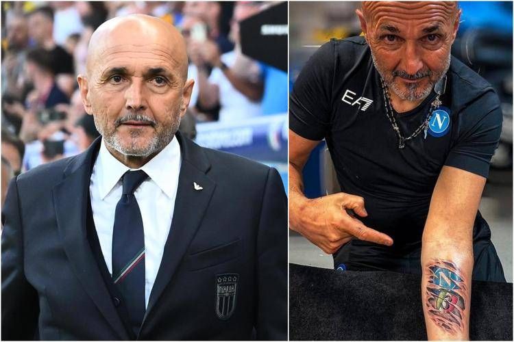 spalletti_tatuaggio_napoli_ipa_fg_x image Luciano Spalletti e il tatuaggio del Napoli - Ipa/Fotogramma e X