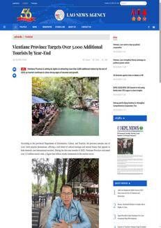 Laos: Vientiane Province aims to attract 3,000 new tourists by the end of 2025.