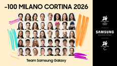 Samsung celebra countdown verso Milano Cortina 2026 e svela team 'Samsung Galaxy'