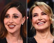 Belen Rodriguez e Barbara D'Urso - (Ipa)