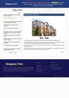 Corea del Nord: Cerimonia di inaugurazione di nuove abitazioni a Rojung Vegetable Farm