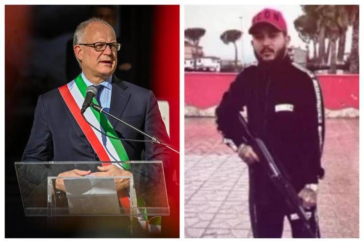 Gualtieri e l'uomo che l'ha minacciato via social