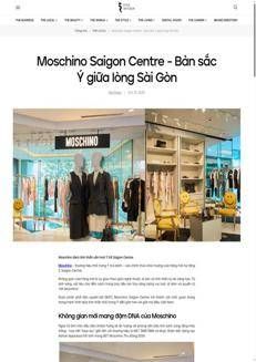 Vietnam: Moschino Brings Italian Culture to Saigon Center