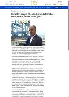 Cina: Ambasciatori esprimono fiducia nel 15° Piano quinquennale del Paese