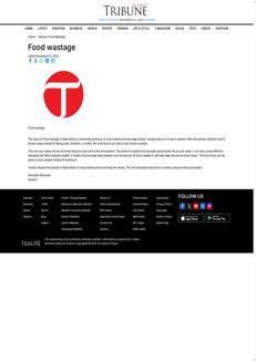 Pakistan: Balochistan affronta il problema dello spreco alimentare