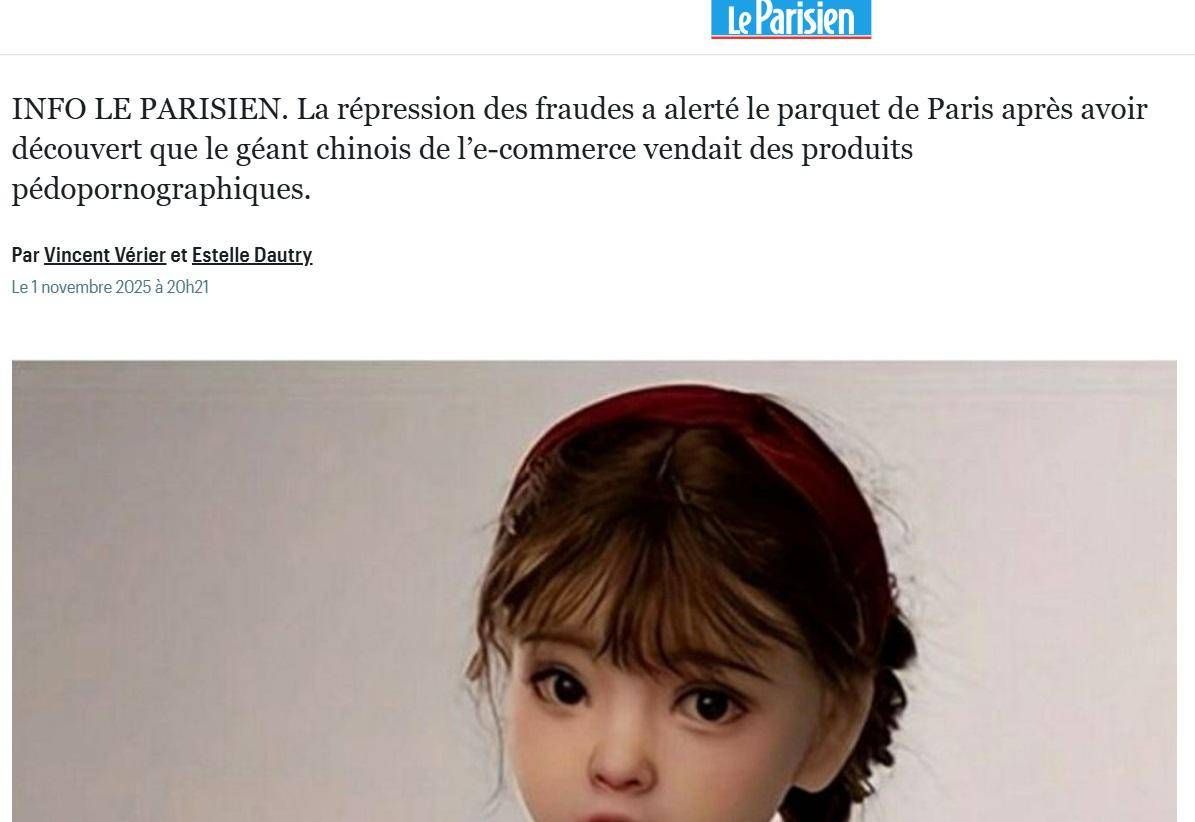 Bambole pedopornografiche vendute online, Shein denunciato in Francia