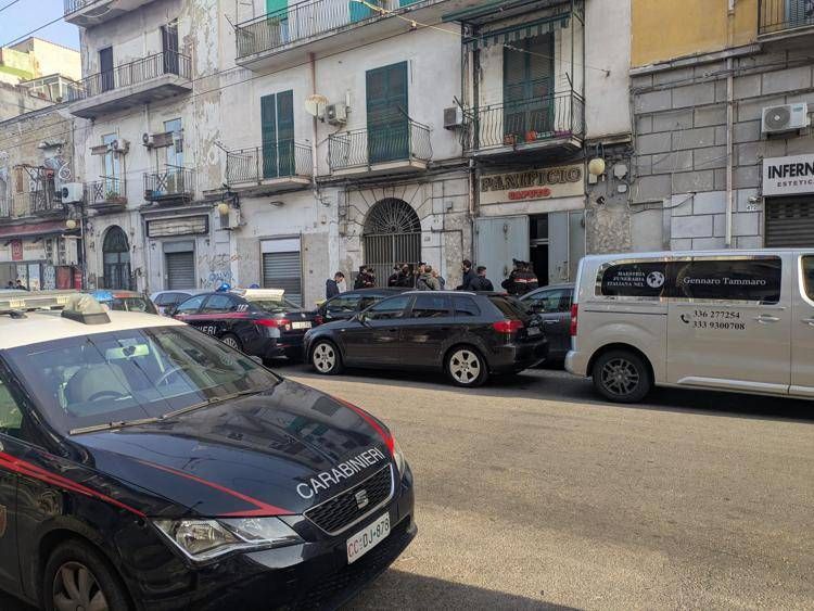 Napoli, il luogo del ritrovamento del corpo