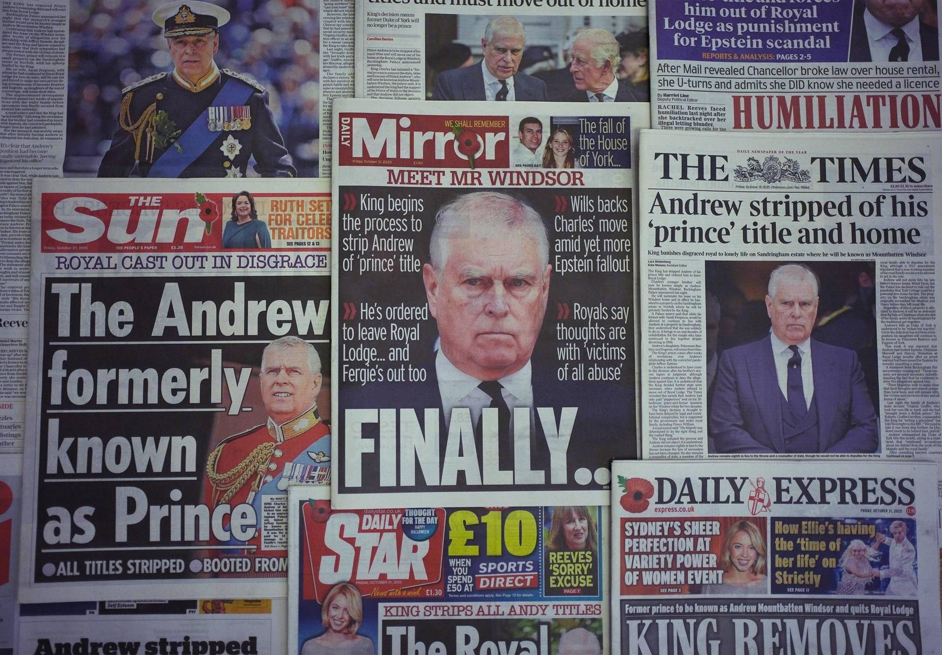 L'ex principe Andrea perderà anche il titolo di viceammiraglio