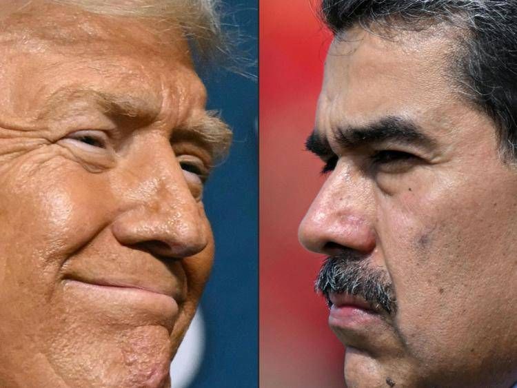Donald Trump e Nicolas Maduro (Afp)