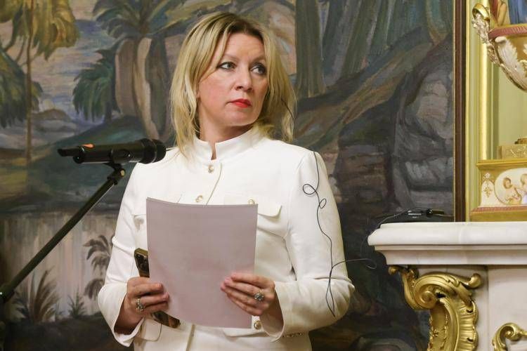 La portavoce del ministero degli Esteri russo Maria Zakharova (Fotogramma/Ipa)