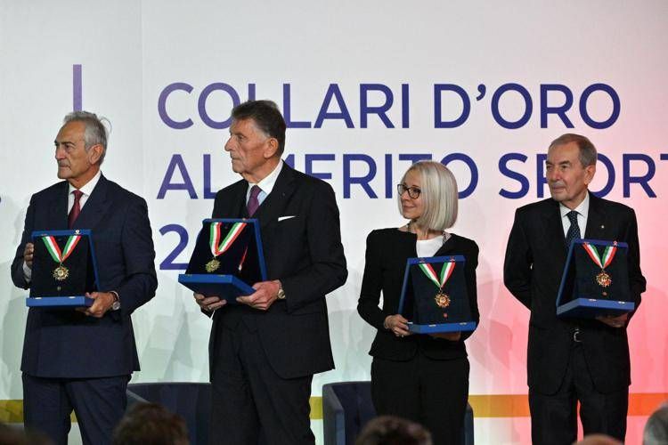 Lucia Aleotti riceve il Collare d'oro al Merito Sportivo del Coni