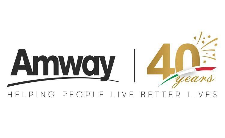 amway_40th_anniversary_italy_logo image La vendita diretta targata Amway festeggia 40 anni in Italia con 40.000 partner